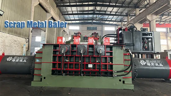 Heavy Hydraulic Metal Baler Scrap Metal Copper Aluminum Basic Customization